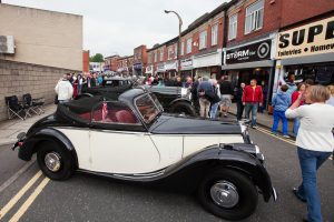 Vintage vehicles at the Brighouse 40s Weekend